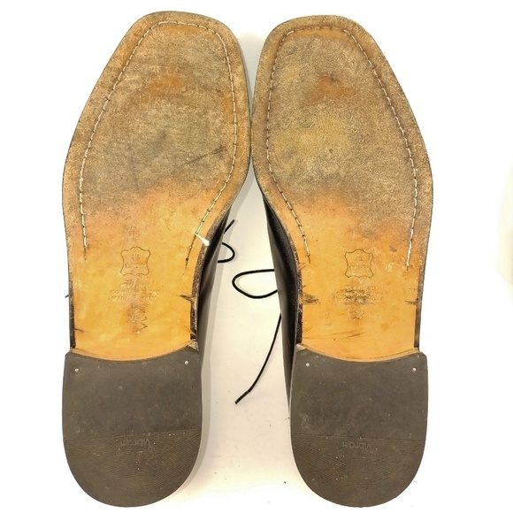 Pronto Uomo Italy Black Bike Toe Derby Sz 12M - Picture 7 of 8